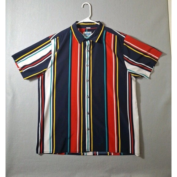 Fresh Prince Of Bel-Air 90s TV Show Shirt Retro Colorblock Striped  Extra Large - Picture 1 of 6